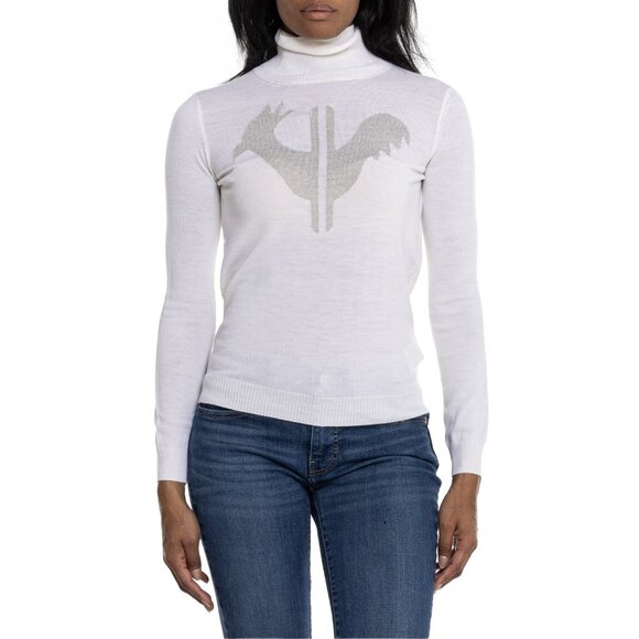 NEW Rossignol Made in Italy turtleneck Sweater 100% Merino Wool !!! white 6S3 - Picture 14 of 14